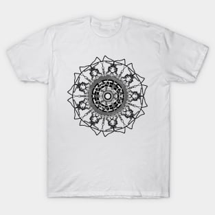 Grey Flower T-Shirt